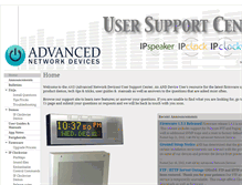 Tablet Screenshot of anetdsupport.com